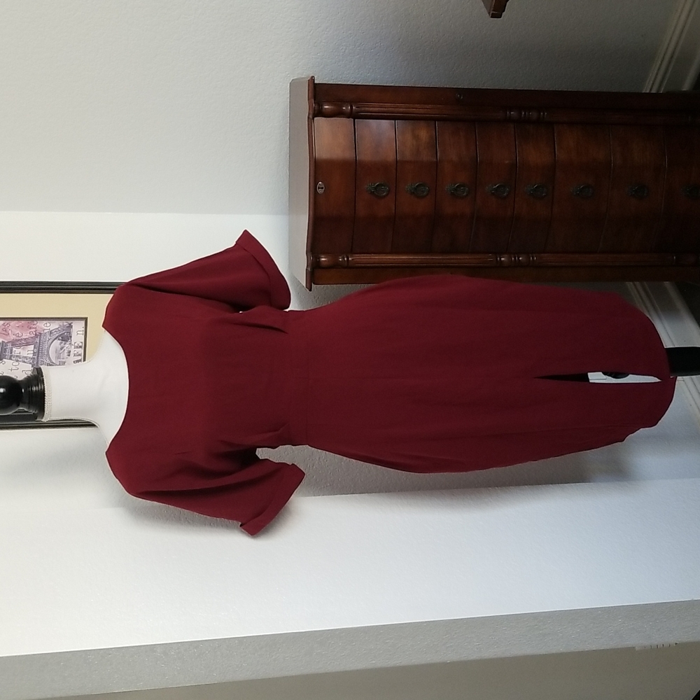 Wine Midi Dress